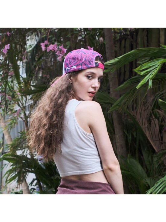 〽️Women Rose Pink Snapback Baseball Cap Beach Trucker Accessories Hats main image 4